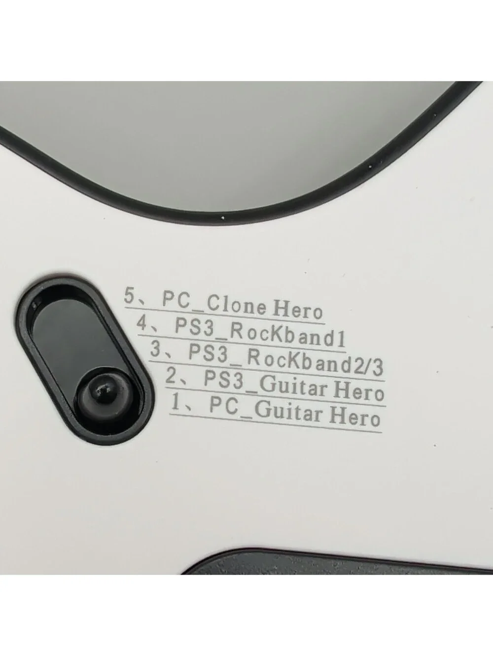 NBCP KT612A Wireless Guitar Controller for Guitar Hero/Rock Band PC PS3 White